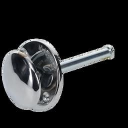 4-1/2" Chrome Knob Push Rod Image