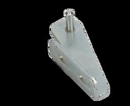 RH Horiz Pivot Bracket w/Horz Mnt Holes Image