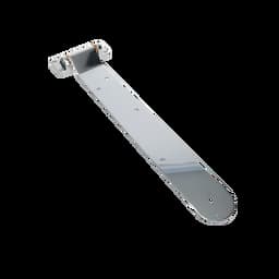 Chrome Reversible Strap Hinge-Flush Image