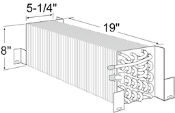 5-1/4 x 8 x 19 Evap Coil For Norlake Image