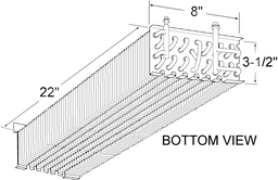 3-1/2" x 8" x 22" Evap Coil For McCall Image