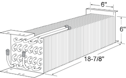 6" x 6" x 18-7/8" Evap Coil For Hobart Image