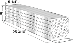 5-1/4" x 6" x 25-3/16" Coil For Hobart Image