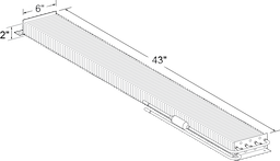 2 x 6 x 43 Evaporator Coil For Turbo Air Image