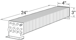 3 x 4 x 24 Evap Coil For Beverage Air Image