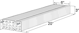 3 x 6 x 20 Evap Coil For Beverage Air Image