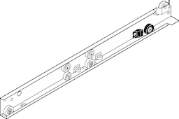 25" RH Drawer Slide For Delfield Image