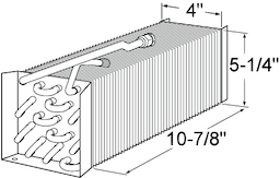10-7/8 x 5-1/4 x 4 Evp Coil For Delfield Image