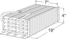 Continental Evap Coil 19 x 7 x 4 Image