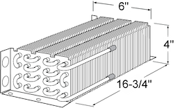 4 x 6 x 16-3/4 Evap Coil For Continental Image