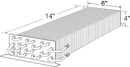 Evaporator Coil For Howard/McCray Image