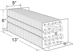 Evaporator Coil  13 x 6 x 5 For Victory Image