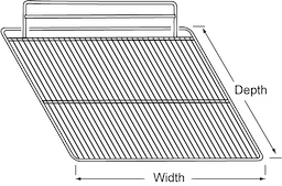 18 x 23-3/8 Grey Shelf For Victory Image