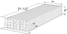 4 x 7 x 21-1/2 Coil For Howard/McCray Image