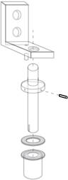 Pin Stop Swing Door Hinge For True Image