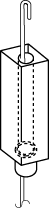 Top Door Hinge Block W/Pin For True Image