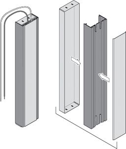 Vertical Mullion Assembly For True Image