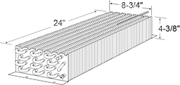 4-3/8 x 8-3/4 x 24 Evap Coil For True Image