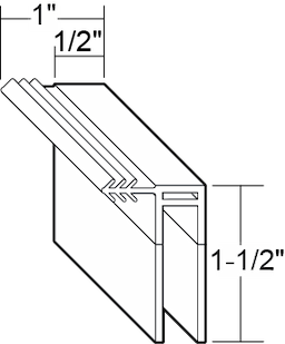 31-3/4" Door Sweep Gasket For Bally Image