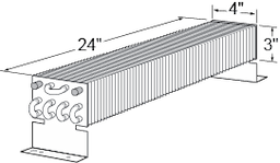 3 x 4 x 24 Evap Coil For Beverage Air Image