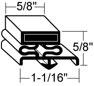 19-7/16 x 32-1/2 Gasket For Glastender Image