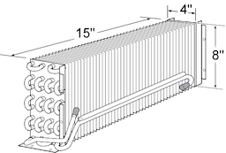 Glenco Evap Coil 15 x 8 x 4 Image