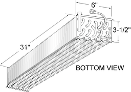 3-1/2" x 6" x 31" Evap Coil For McCall Image