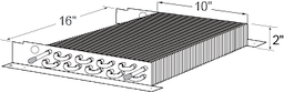 2" x 10" x 16" Evap Coil For Kairak Image