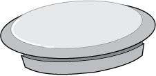 Plastic Grey Plug 7/8" For Leer Image