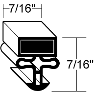27 x 47 Reach In Door Gasket For Leer Image