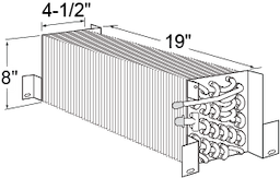 4-1/2 x 8 x 19 Evap Coil For Norlake Image