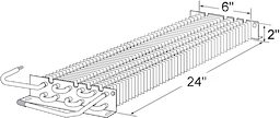 2 x 6 x 24  Evap Coil For Northland Image