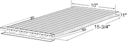 Randell Condenser Coil 15-5/8 x 10 x 1 Image