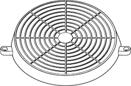 6-7/8" Fan Guard For Glastender Image