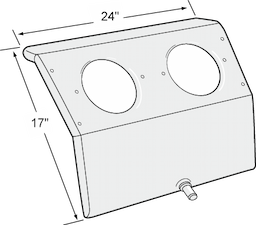 17" x 24" Drain Pan For Bohn Image