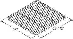23-1/2 x 23 Shelf w/clips For Turbo Air Image