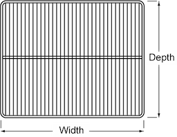 12-1/4 x 23-1/2 Zinc Shelf For Glenco Image