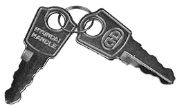 Keys Set of 2 For Turbo Air Image