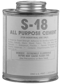 1 Pint Gasket Cement With Lid Brush Image