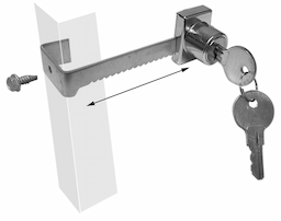 Rachet Door Lock Assembly For True Image